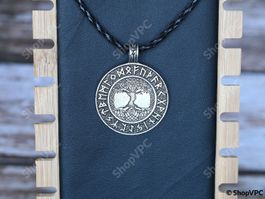 Baum des Lebens Amulett Halskette - Amulette Arbre de vie