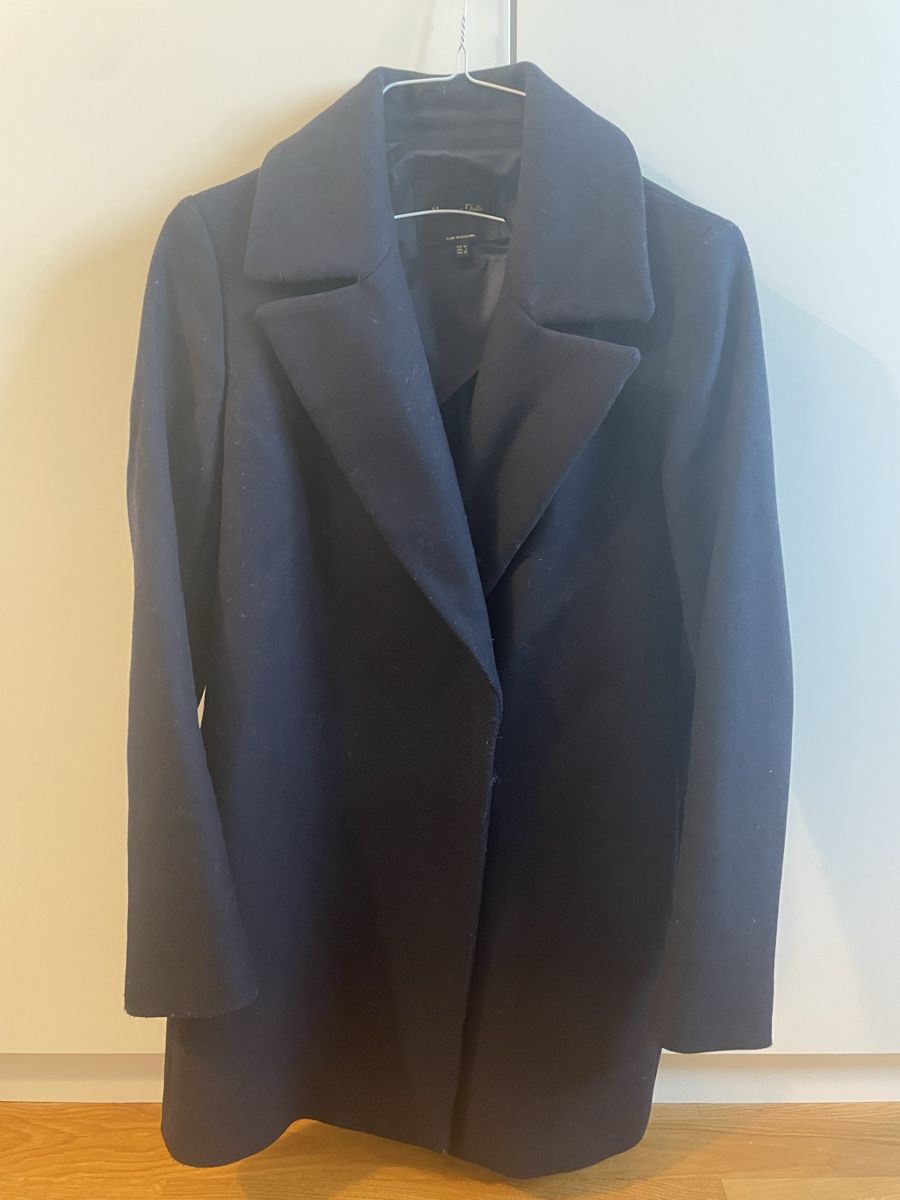 Massimo Dutti Mäntel: Mantel Massimo Dutti Gr. 38, Dunkelblau – Gebraucht aus Gockhausen von AnneT07