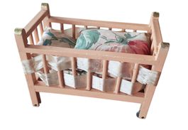 Puppenbett antik