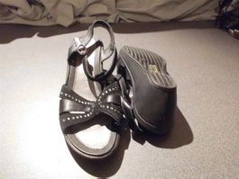 Sandaletten Grösse 38, Enval soft, schwa