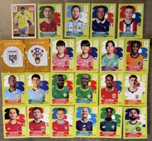 Panini Stickerheft fast voll + Fußballkarten