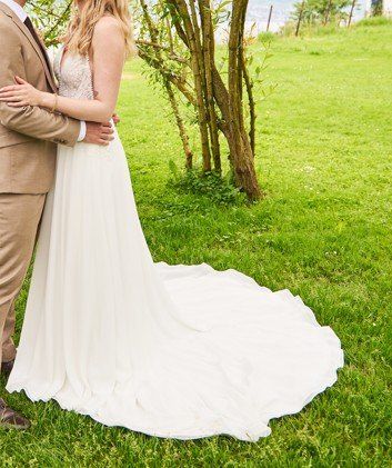 Vestiti: Wunderschönes Brautkleid, Gr. 36, ivory, Spitze Sommer – Usato da Niederglatt ZH venduto da Trachsi 1