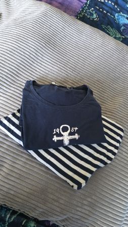 👕 Maritimes Damen Pyjama-Set (2-teilig) – Guter Zustand! 