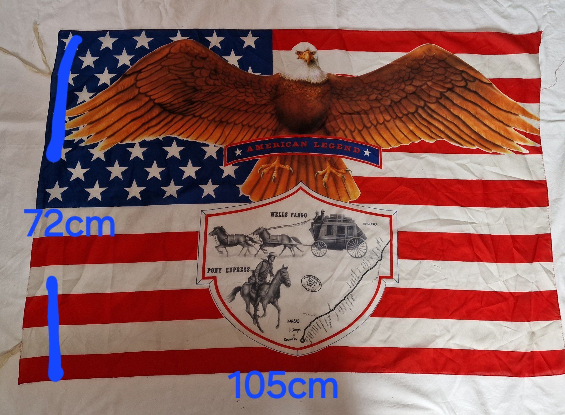 Bandiere: 2 Fahnen USA mit Adler – Usato da Uitikon Waldegg venduto da Smeragol 2