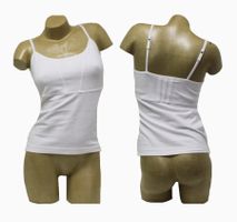 Adidas Damen Top, Fitness, Yoga Pilates Freizeit/weiss/Gr.36