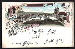 Litho Einsiedeln, Teilansicht mit dem Kl