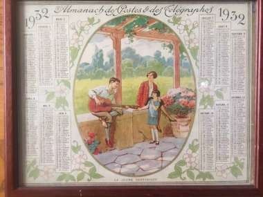 Calendari: PTT - Almanach des Postes & Télégraphes 1932 – Usato da Denges venduto da Ricautomotive 1