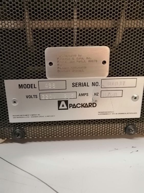 Misurare: Packard Micromate 496 – Usato da Niederdorf venduto da LeptonAG_Labor 3
