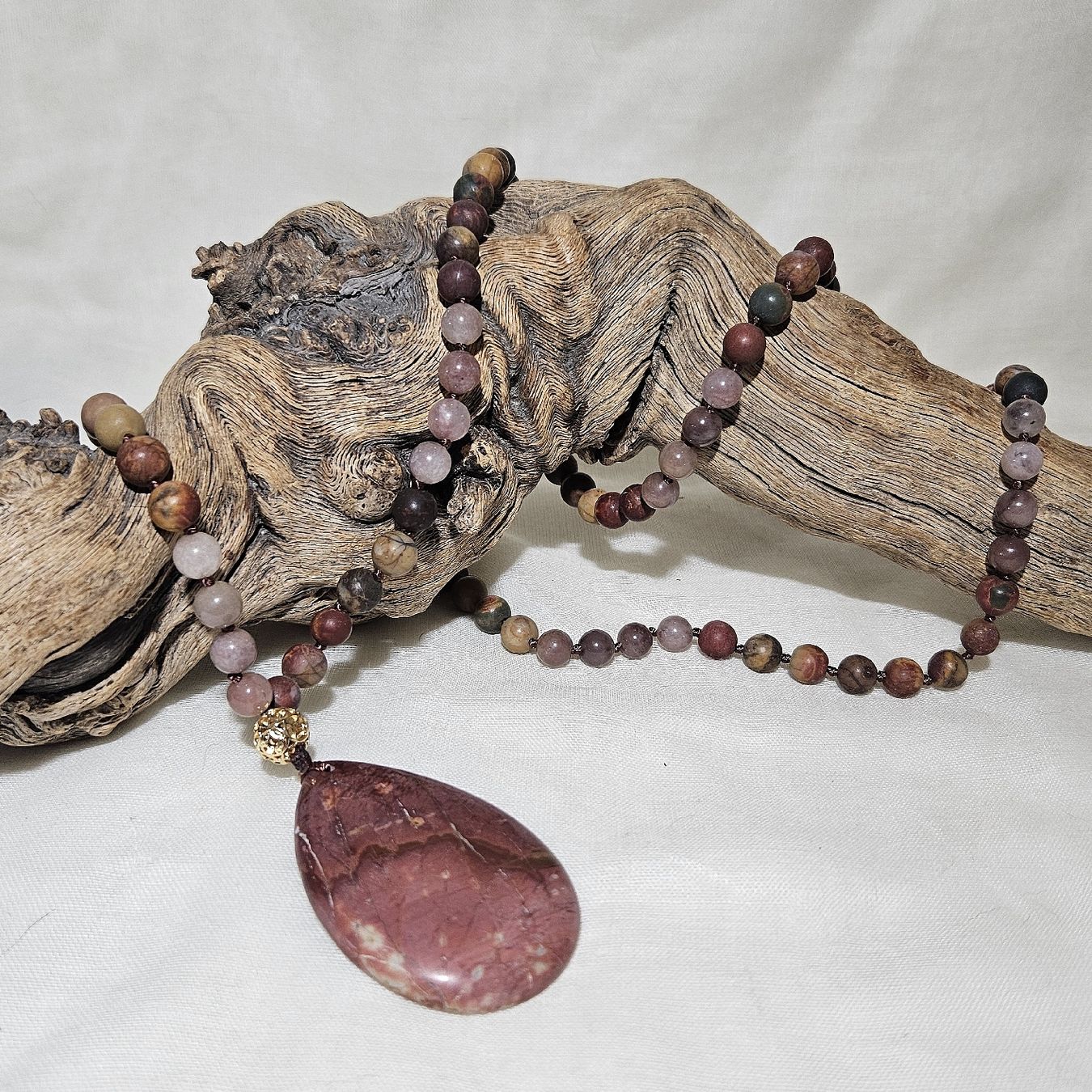 Catenine: Jasper Gold Charme Halsk. - Spendenaktion – Nuovo (secondo la descrizione) da Unterkulm venduto da Nachtigall 1