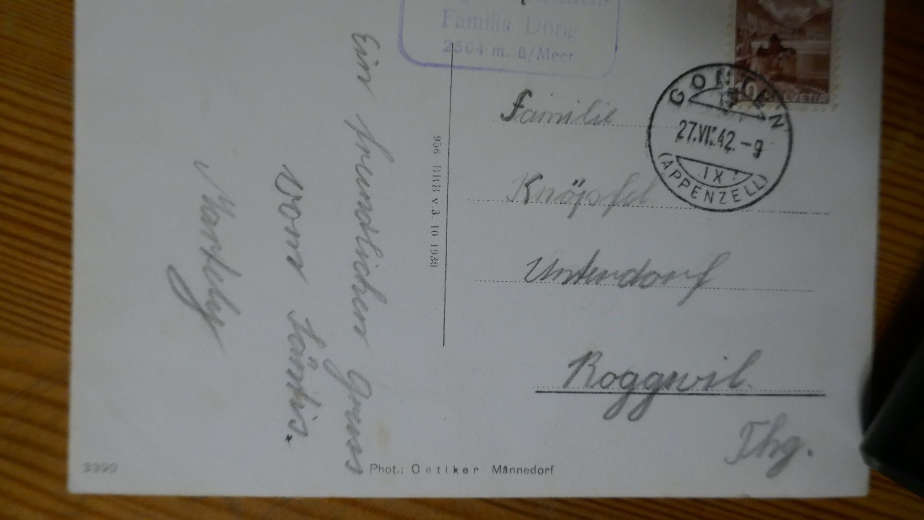 Cartoline postali: Säntis, Observatorium u. Bahnhof – Usato da Oberriet SG venduto da ret_7j2k 1