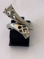 Ring 925 Silber Zirkonia Damenring gebrauchter Zustand