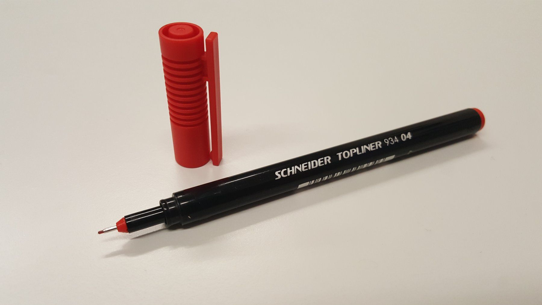 Schneider Penna & Evidenziatori: Feinschreiber Schneider Topliner 934 rot 0.4mm – Nuovo (secondo la descrizione) da Luzern venduto da orl_fdy8 2