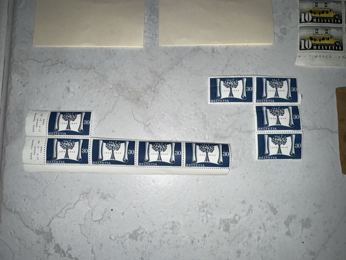 Tutti i francobolli: Diverse Schweizer Briefmarken – Usato da Gossau ZH venduto da Shaolin 3