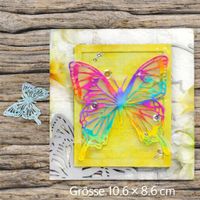 Neue Stanzschablone grosser Schmetterling