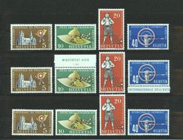 Lot Schweiz 1955-63 postfrisch **