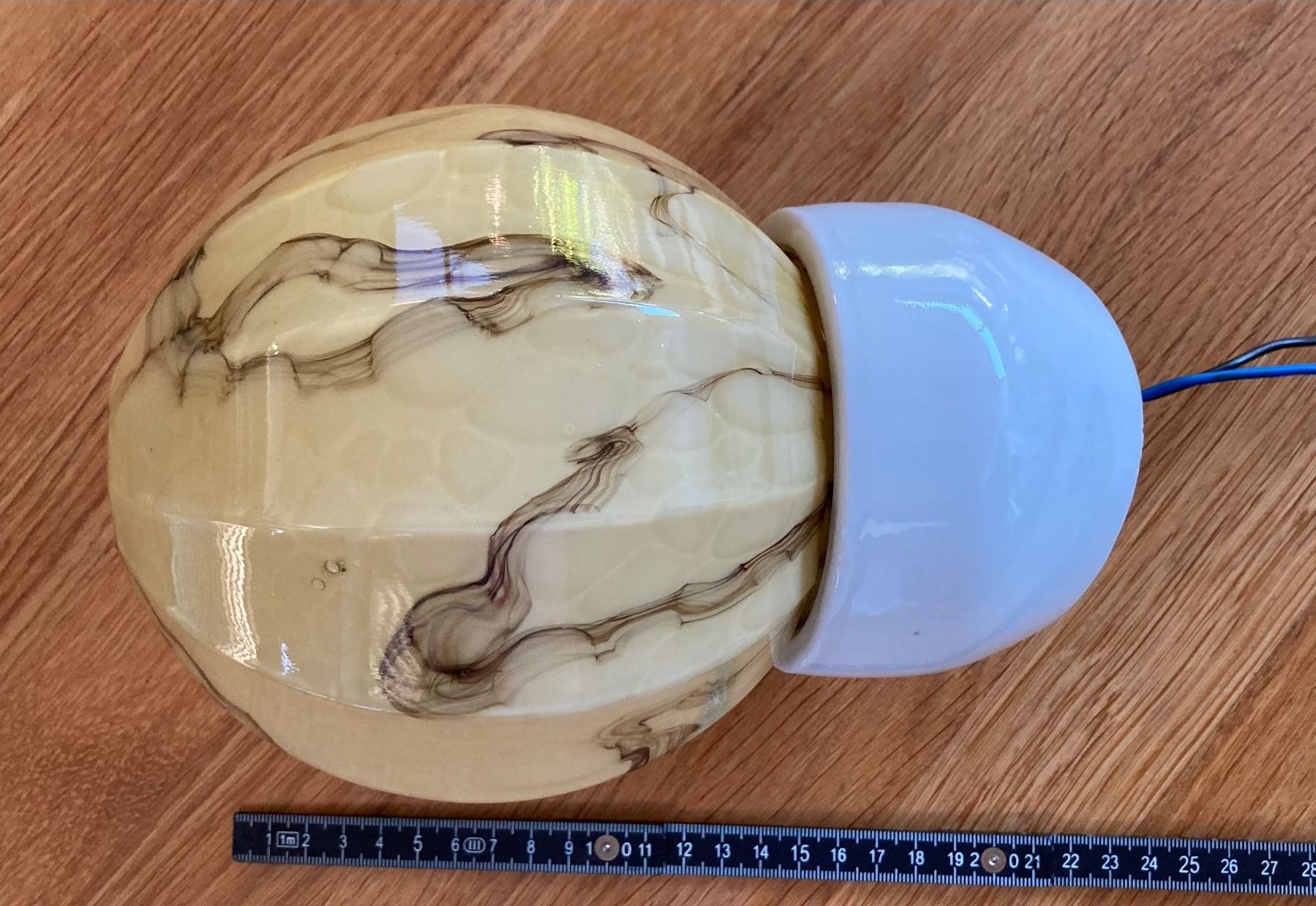 Lampade: Art Deco Wandlampe oder Aussenlampe gedeckter Bereich – Usato da Büsserach venduto da Urkundenflora 3