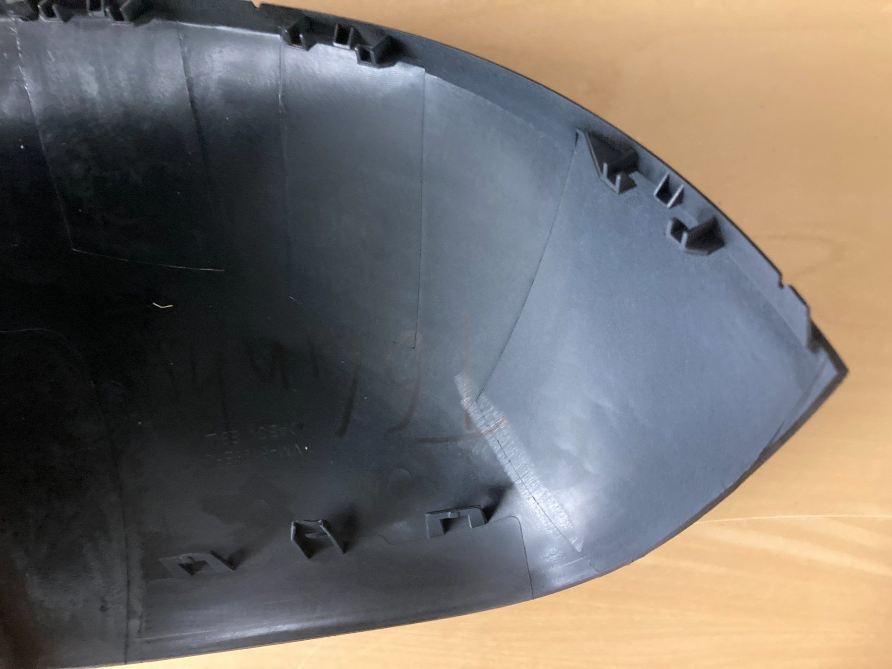 VW Tutti pezzi di ricambio auto: Spiegelkappe Links VW T6 – Nuovo e nell'imballaggio originale da Cham venduto da WB2223 2