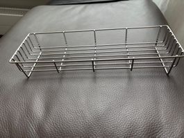 Edelstahl Korb Aufbewahrung Küche silber Organizer