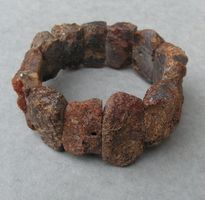 ♥ UNISEX + MASSIV / ARMBAND / ROHER Baltischer Bernstein ♥