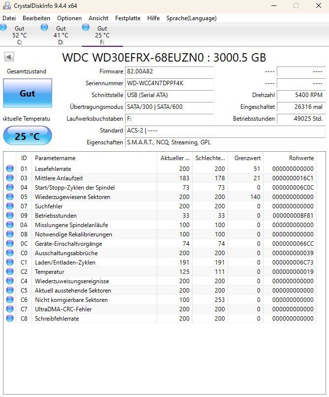 Western Digital Dischi rigidi: 3TB HDD WD Red NAS – Usato da Künten venduto da Thozogg 3
