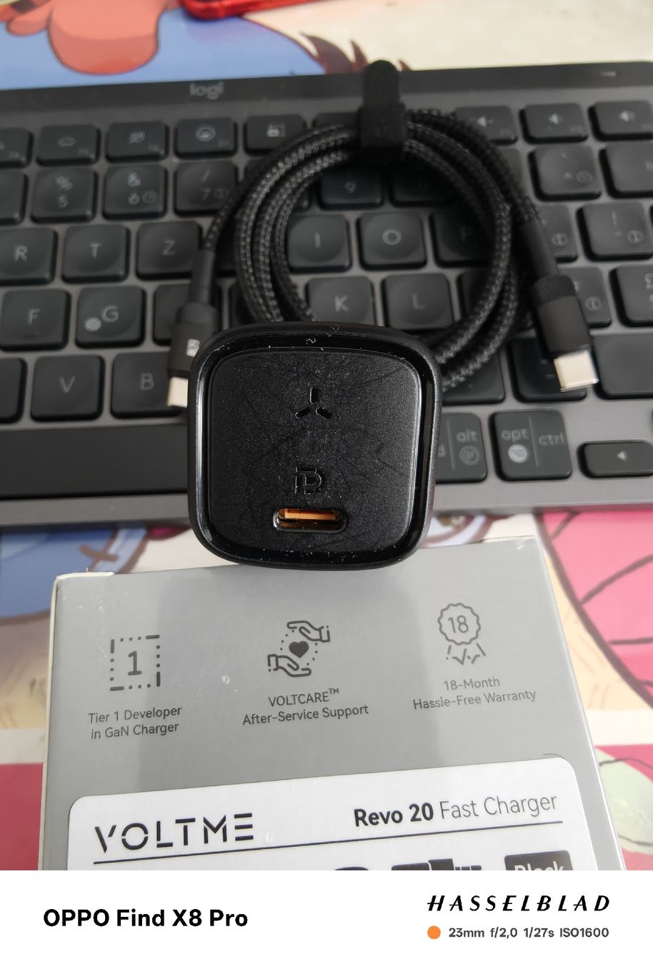 Ladegeräte: Prise charge rapide 20w et câble 60w usb-c – Neu und originalverpackt aus noréaz von mepla76