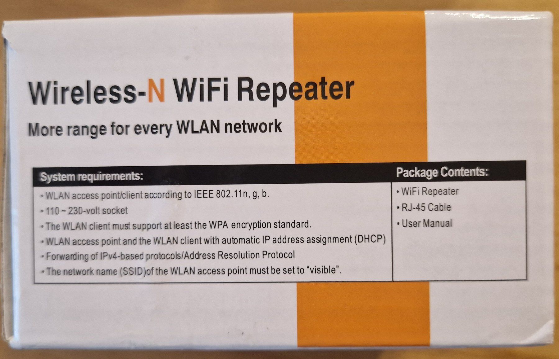 WiFi: Wireless-N WiFi Repeater – Neuf avec emballage d'origine à Bütschwil par Rgfire 5