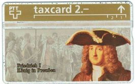Taxcard 307L_30696 Friedrich I. von Preussen ungebraucht