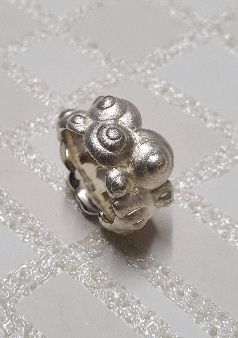 Anelli: Neu: breiter Ring Gr. 57 / 925 Silber – Nuovo (secondo la descrizione) da Muri AG venduto da Edlerweiss 1