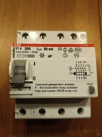 ABB FI 4 25A, 4P, 30mA Fehlerstrom-Schutzschalter, gebraucht