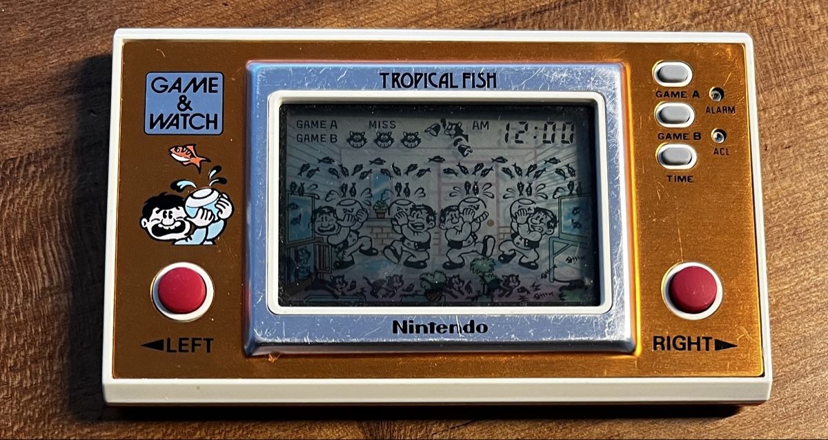 game&watch Console: Game & Watch Tripical Fish mit OVP selten – Usato da Ballwil venduto da Bienenhonig1 4