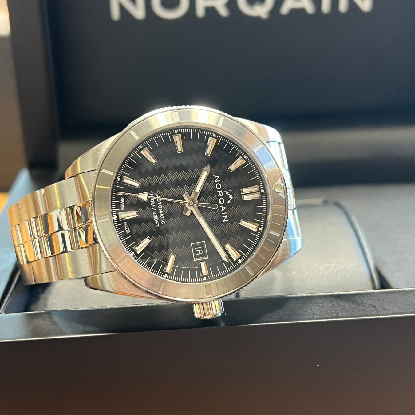 Norqain Orologi: FLASH SALE Norqain Automatic Date Full Set – Usato da Carouge GE venduto da Watchaser 5
