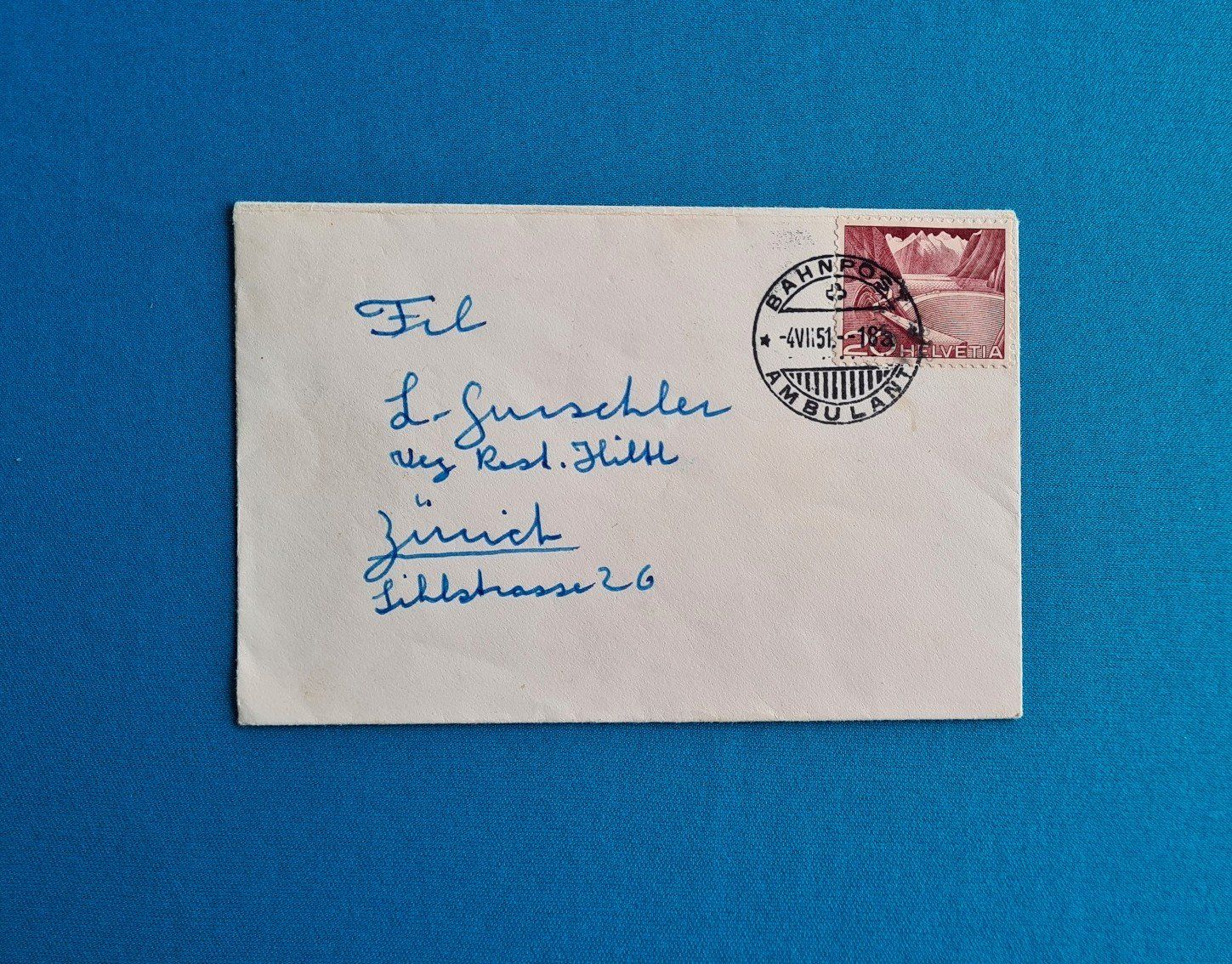 Buste & buste per spedizione: Briefmarken Couvert 1951 – Usato da Saland venduto da V-Tour