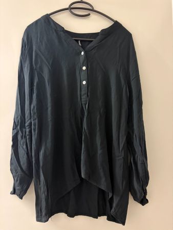 Langarm Bluse mit Knöpfen (67)