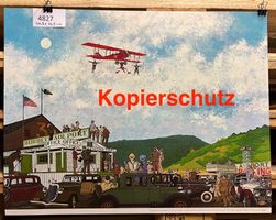 Doppeldecker - Black Cats over Burdett Airport, USA; Poster