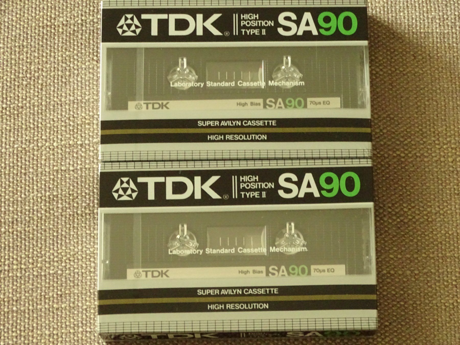 Musicassette: 2x TDK SA90 Chromedioxyd Tape NOS – Nuovo e nell'imballaggio originale da Hirzel venduto da Musicman03 1