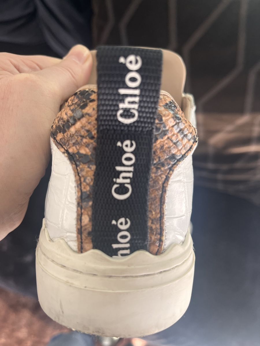 Chloé Chaussures femmes: Chloe Sneakers Weiss Gr. 38 – D'occasion à Zumikon par DesignDeluxe 4