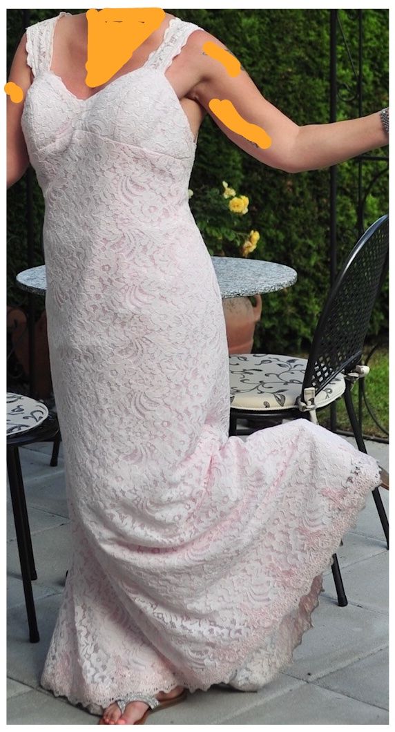 Vestiti: Wunderschönes Hochzeitskleid Weiss - Rosa – Usato da Embrach venduto da Schnufi66 2