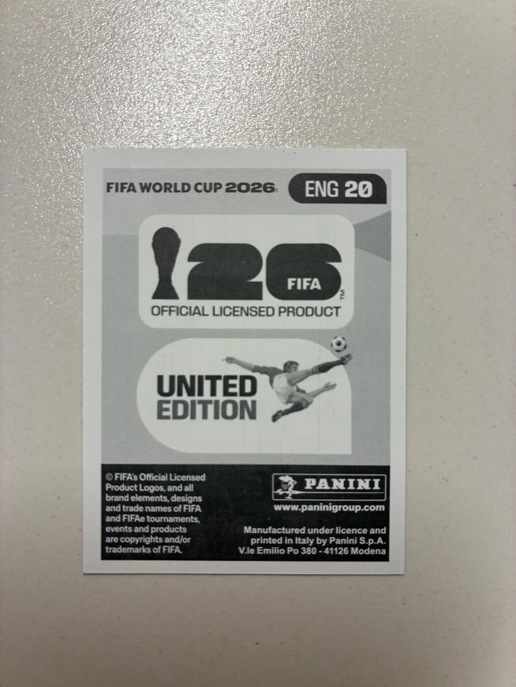 Panini Sammelbilder & Trading cards: Panini WM 2026 Mexiko Sticker - ENG20 – Neu (gemäss Beschreibung) aus Basel von yac_h5js 1