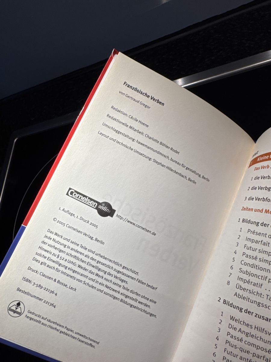Livres: Französische Verben – D'occasion à Zürich par Best014 1