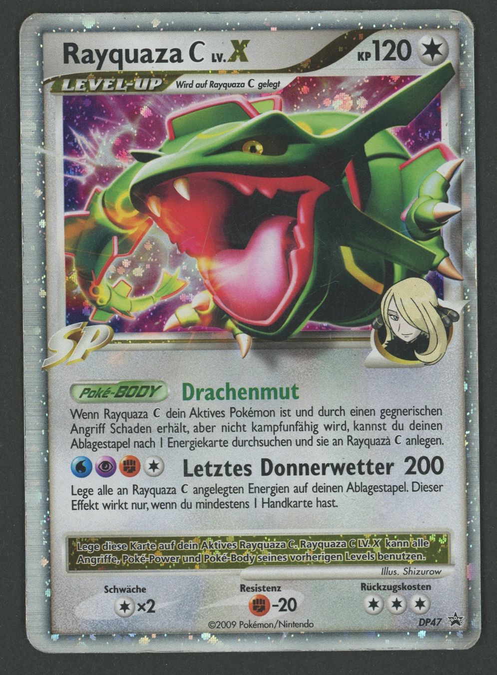 Pokémon Carte collezionabili: Rayquaza C Lv.X DP47 DE ab 1.- – Usato da Rupperswil venduto da gengarbasar