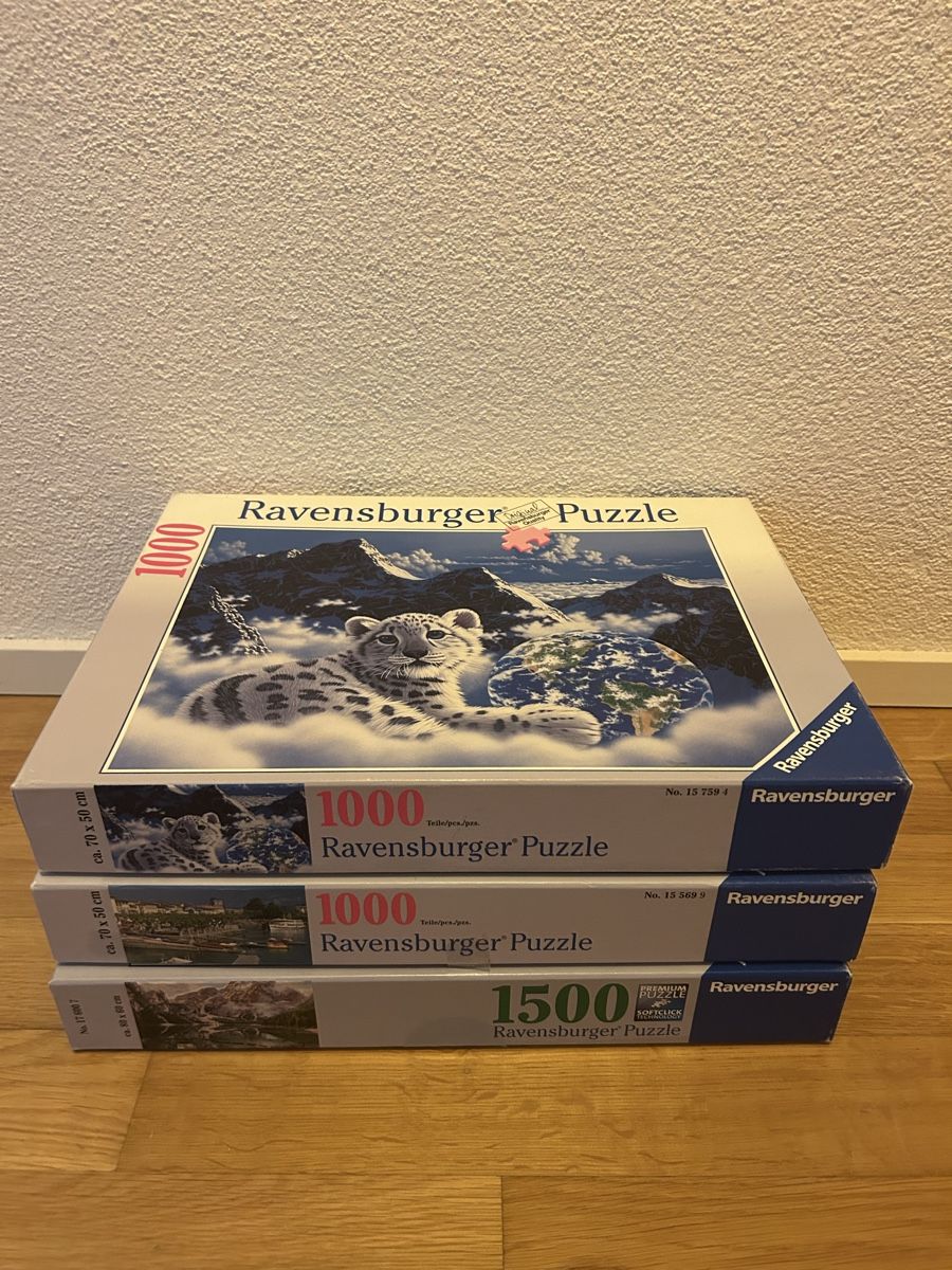 Ravensburger Puzzles: Ravensburger Puzzle Set mit 3 Puzzles – D'occasion à Embrach par lea_777m