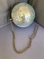 DISCO-Spiegelkugel Durchmesser 20cm mit langer Messingkette