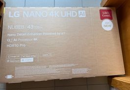 LG Nano 4K UHD AI TV 43 Zoll, neuwertig, Herbst 2026