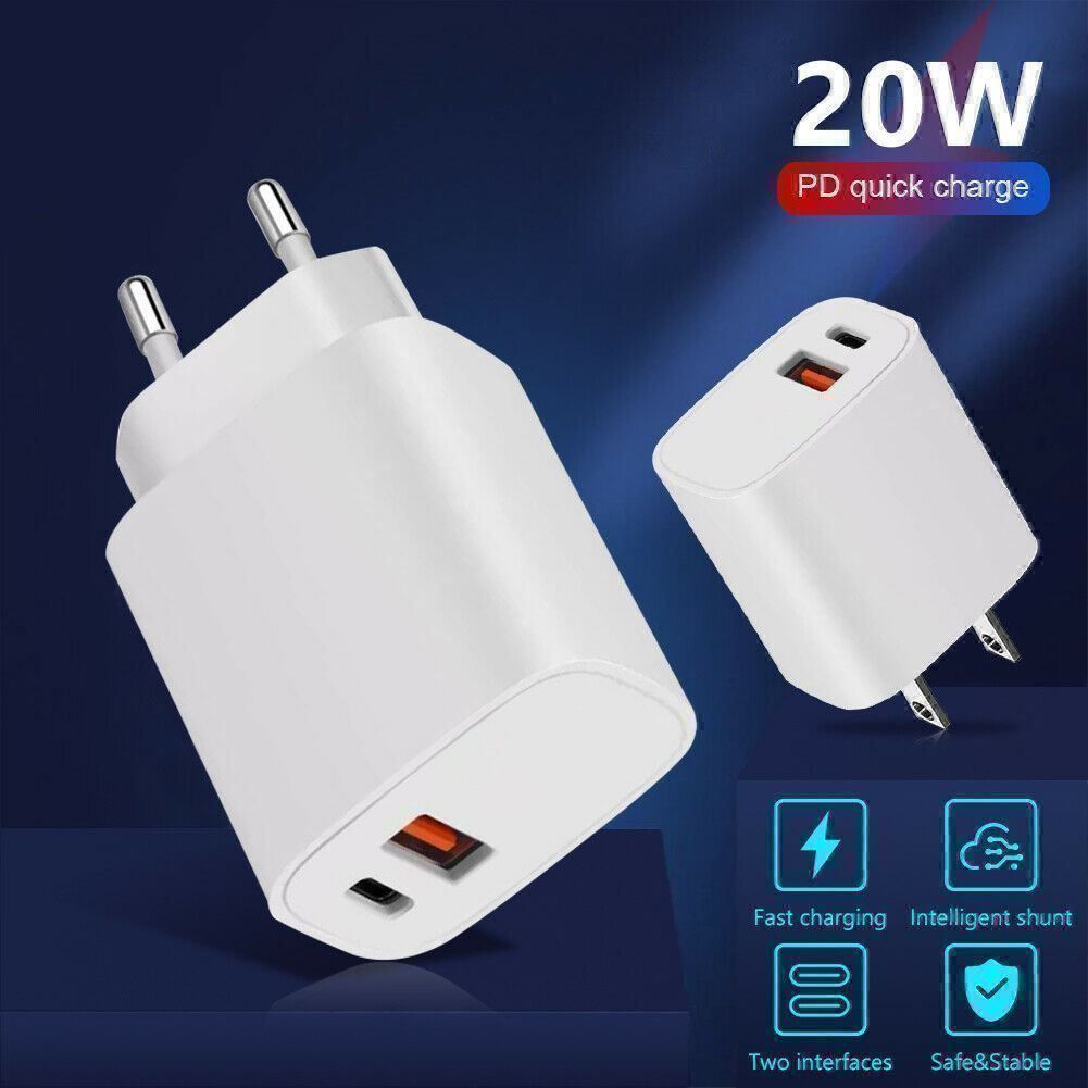 Caricabatterie: iPhone USB C Lightning  Netzteil Duo 20w – Nuovo (secondo la descrizione) da Kirchdorf AG venduto da Aarereussshop 1