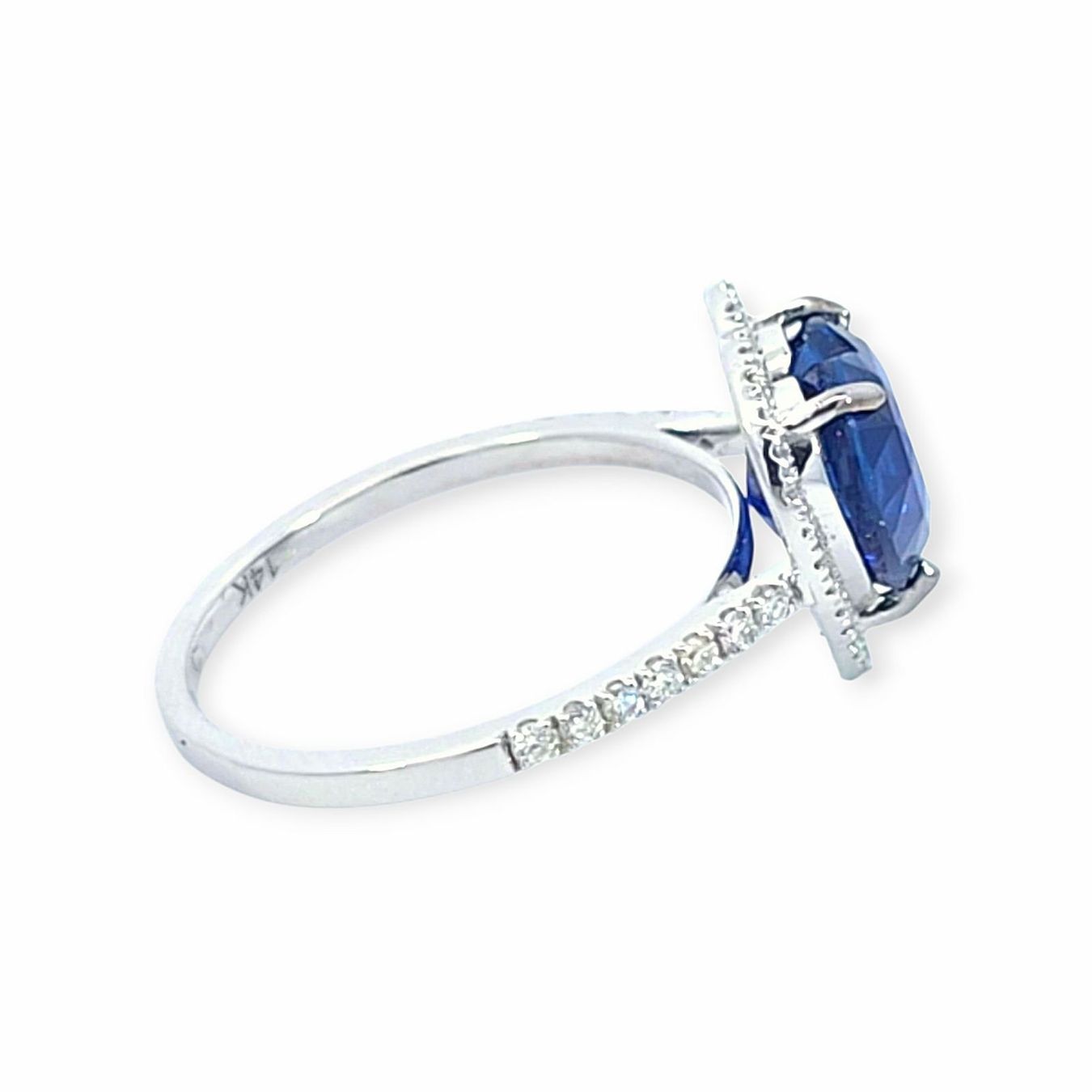 Anelli: Saphir-Ring 14k Weissgold 3,467ct – Nuovo e nell'imballaggio originale da Illnau venduto da Juwelier_Mahler_GmbH 3