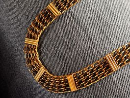 Flach aufliegende Vintage Kette (40cm)