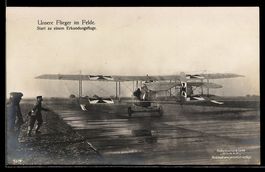 Foto-AK Sanke Nr. 1017: Doppeldecker-Flu