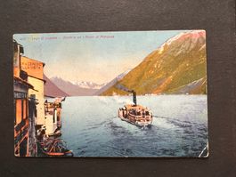 Postkarte Lago di Lugano Gandria ca. 1910 Litho gest  (P685)