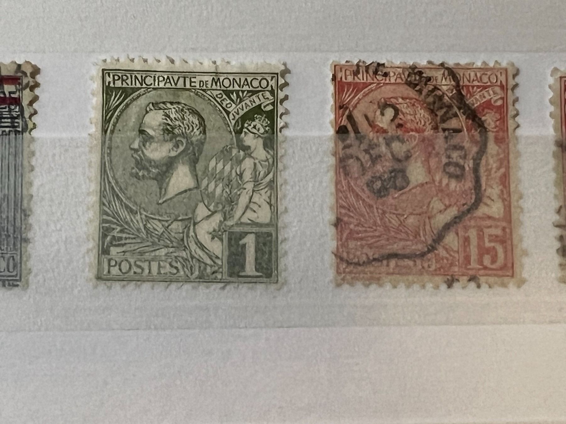 Tutti i francobolli: () 7 timbres Monaco anciens – Usato da Lausanne venduto da ffhoud 3