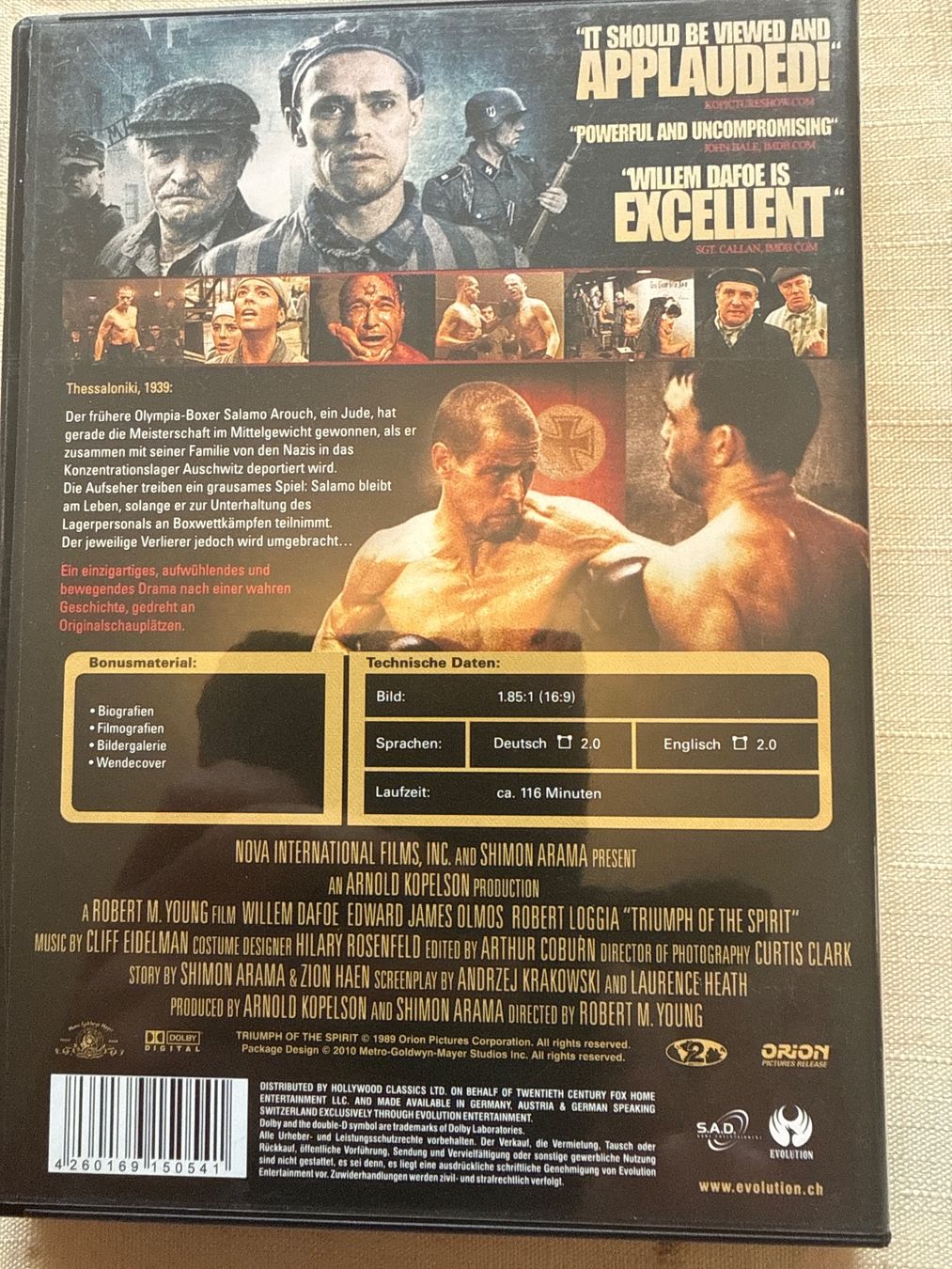 Tutti i DVDs: Triumph des Geistes – Usato da Schaffhausen venduto da D-MAC 1